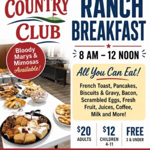Ranch Breakfast flyer