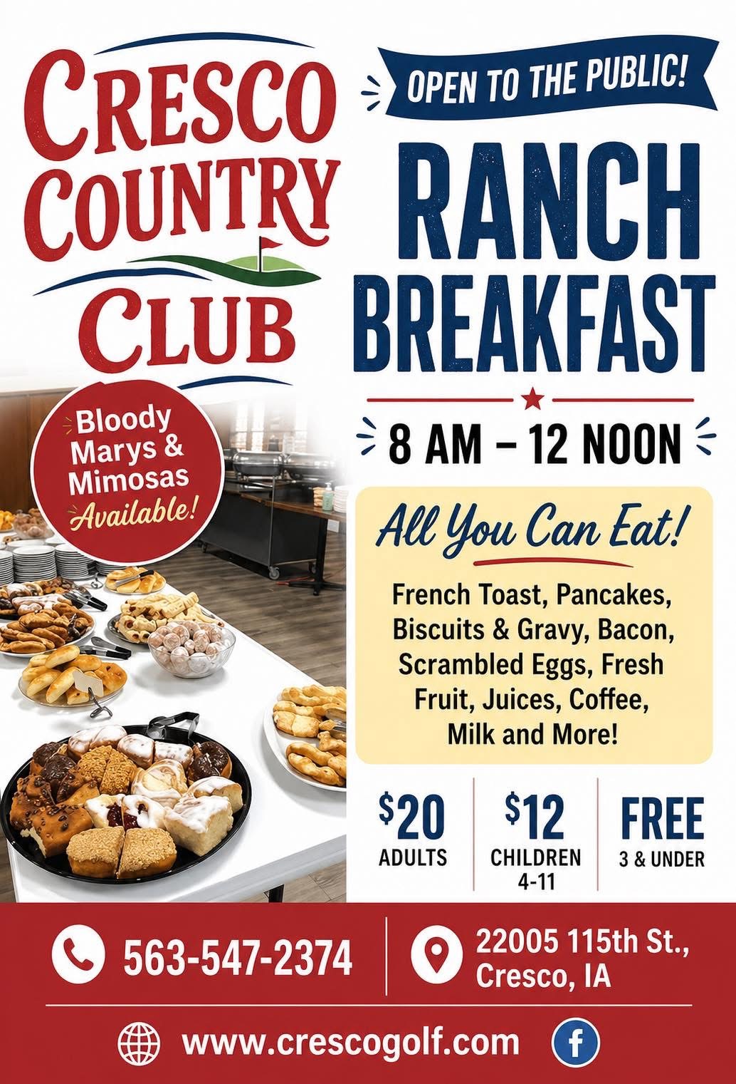 Ranch Breakfast flyer
