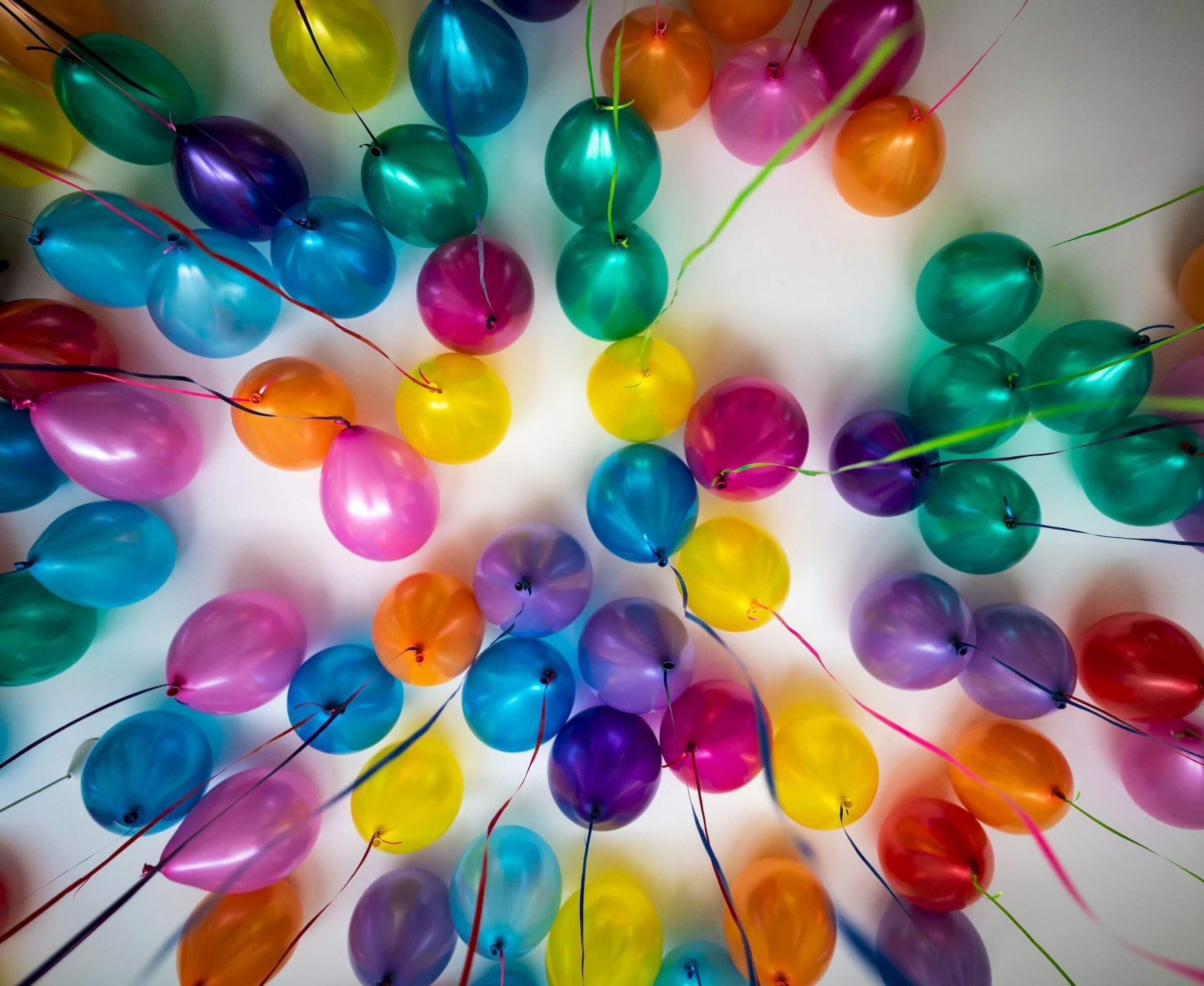 balloons above