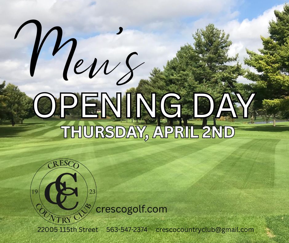 Marketing to announce opening day for Men's Day at CCC