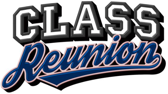 Class (in black) Reunion (in blue) logo